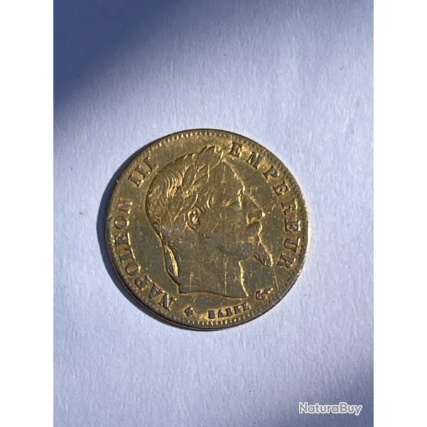 rare piece 5 franc or