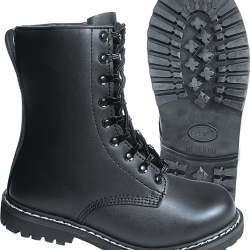 Rangers Brandit Para Boots cuir 9 oeillets - Noir / 42 EU