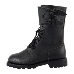 Rangers r&eacute;glementaires Ares type BM65 cuir grain&eacute; pleine fleur - Noir / 41