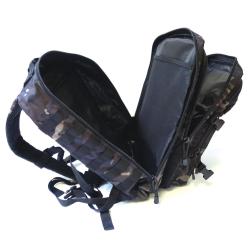 Sac &agrave; dos 42 L SWAT Premium polyester 600D enduit PVC attaches - Camo noir