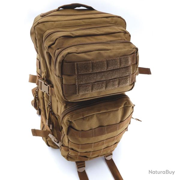 Sac � dos 42 L SWAT Premium polyester 600D enduit PVC attaches - Coyote