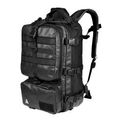 Sac &agrave; dos Ares Baroud Trend 40 L toile enduite compartiment - Noir