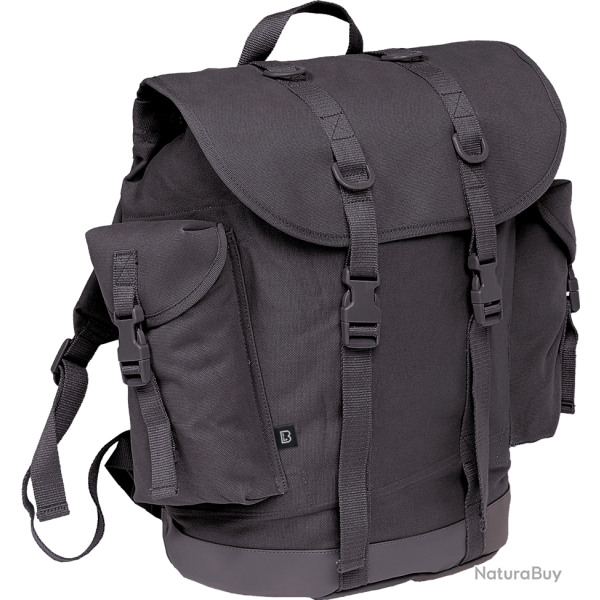 Sac � dos Brandit BW Hunting 40 L toile de coton fond enduit - Noir