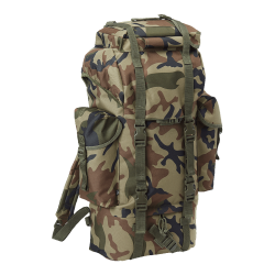Sac &agrave; dos Brandit Combat 65 L polyester 600D compartiment bas - Woodland