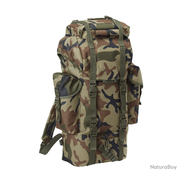 Sac � dos Brandit Combat 65 L polyester 600D compartiment bas - Woodland