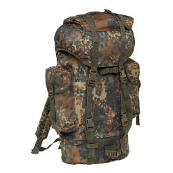 Sac &agrave; dos Brandit Combat 65 L polyester 600D compartiment bas - Flecktarn