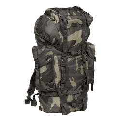 Sac &agrave; dos Brandit Combat 65 L polyester 600D compartiment bas - Dark Camo