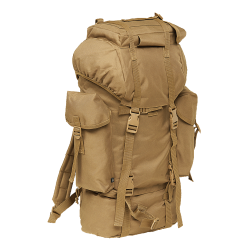 Sac &agrave; dos Brandit Combat 65 L polyester 600D compartiment bas - Camel