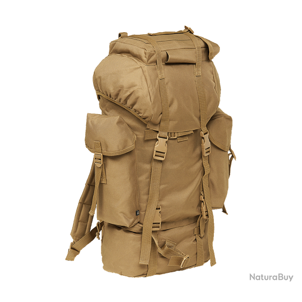 Sac � dos Brandit Combat 65 L polyester 600D compartiment bas - Camel