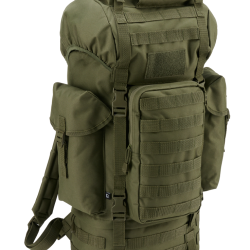 Sac &agrave; dos Brandit Combat MOLLE 65 L polyester 600D - Vert olive