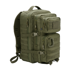 Sac &agrave; dos Brandit US Assault Pack Large 40 L MOLLE sangles - Vert olive
