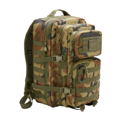 Sac &agrave; dos Brandit US Assault Pack Large 40 L MOLLE sangles - Woodland