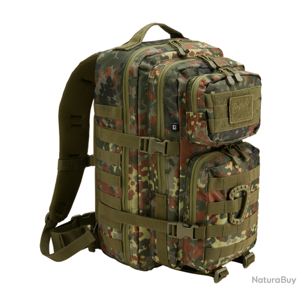 Sac � dos Brandit US Assault Pack Large 40 L MOLLE sangles - Flecktarn