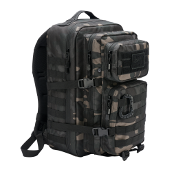 Sac &agrave; dos Brandit US Assault Pack Large 40 L MOLLE sangles - Dark Camo