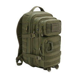 Sac &agrave; dos Brandit US Assault Pack Medium 25 L MOLLE poche - Vert olive