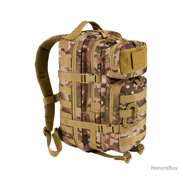 Sac � dos Brandit US Assault Pack Medium 25 L MOLLE poche - Tactical Camo