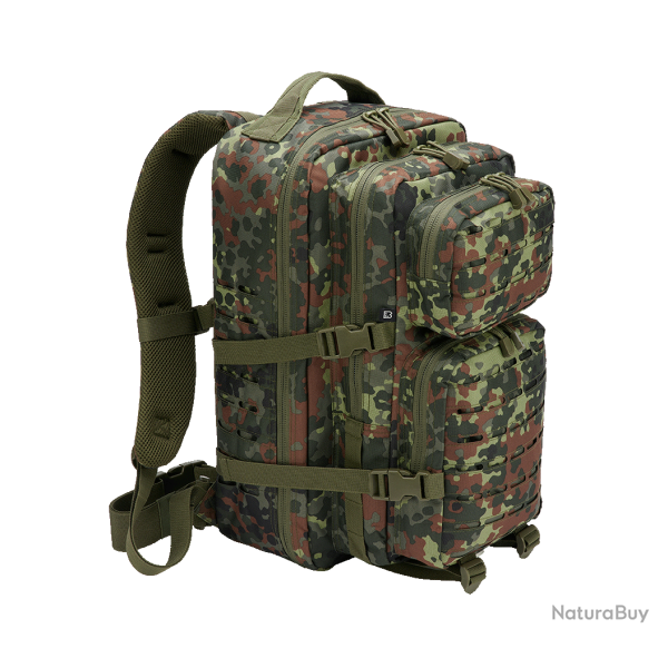 Sac � dos Brandit US Cooper Lasercut Large 40 L fixations - Flecktarn