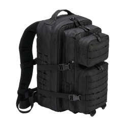 Sac &agrave; dos Brandit US Cooper Lasercut Large 40 L fixations - Noir