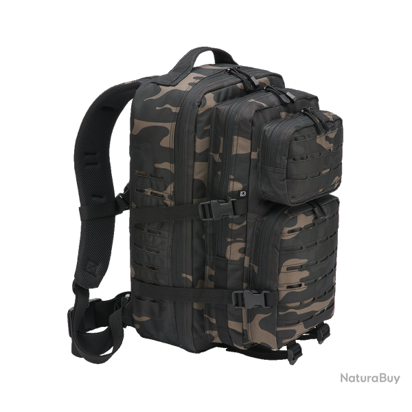 Sac � dos Brandit US Cooper Lasercut Large 40 L fixations - Dark Camo