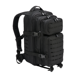 Sac &agrave; dos Brandit US Cooper Lasercut Medium 25 L fixations - Noir