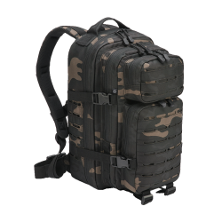 Sac &agrave; dos Brandit US Cooper Lasercut Medium 25 L fixations - Dark Camo