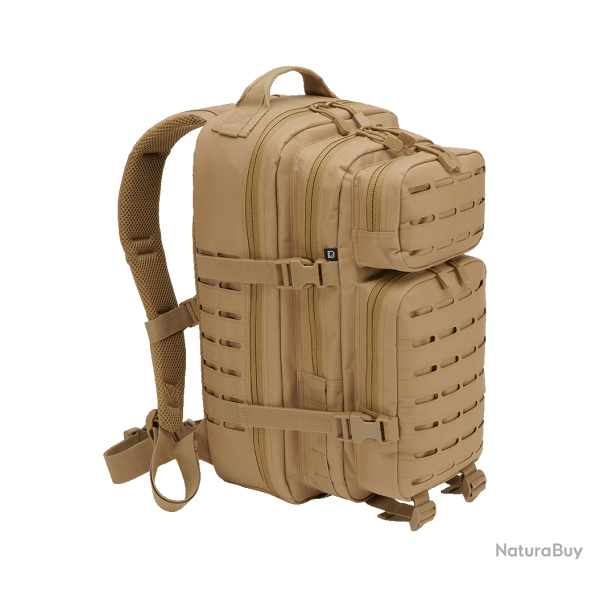 Sac � dos Brandit US Cooper Lasercut Medium 25 L fixations - Camel