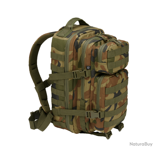 Sac � dos Brandit US Cooper Medium 25 L polyester 600D MOLLE - Woodland