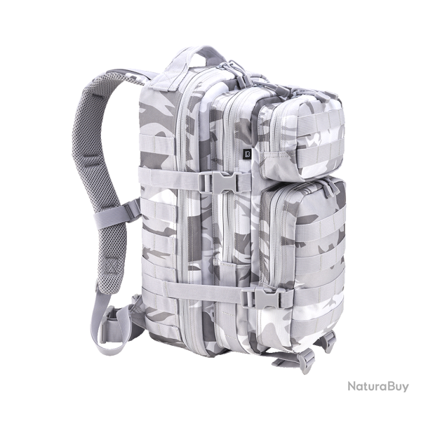 Sac � dos Brandit US Cooper Medium 25 L polyester 600D MOLLE - Blizzard Camo