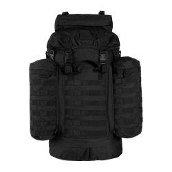 Sac &agrave; dos de combat Ares 100 L couvre-sac int&eacute;gr&eacute; et poches - Noir