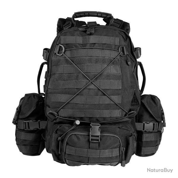 Sac � dos de combat Ares Cougar 45 L ceinture ventrale - Noir