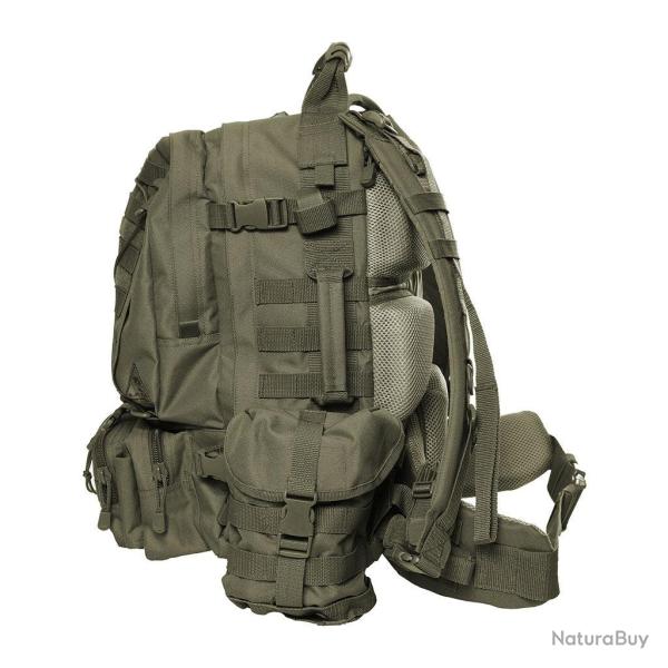 Sac � dos de combat Ares Cougar 45 L ceinture ventrale - Vert arm�e