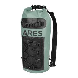 Sac &agrave; dos &eacute;tanche Ares Manta 13,8 L en polyester 600D enduit - Vert
