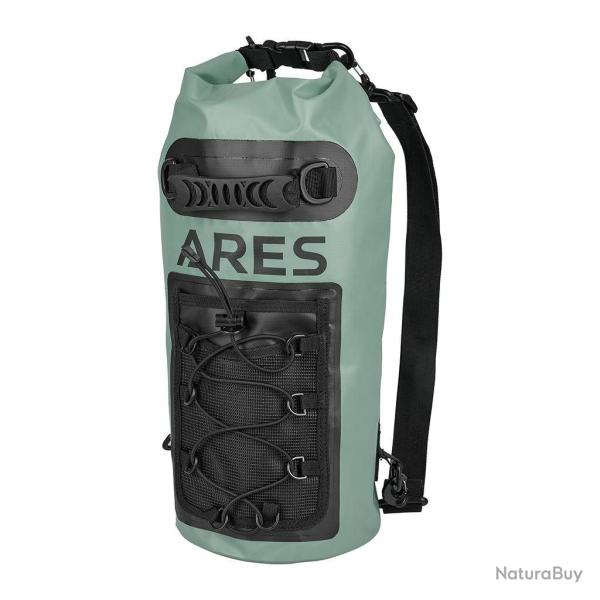 Sac � dos �tanche Ares Manta 13,8 L en polyester 600D enduit - Vert