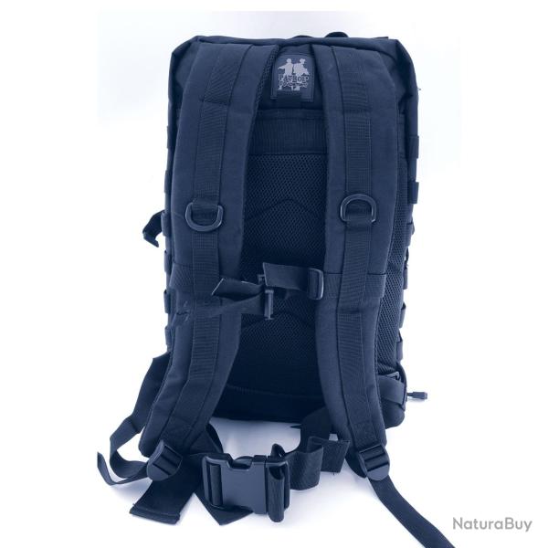 Sac � dos SDSWAT 42 litres en polyester 600D enduit PVC, lot de 10 - Bleu marine