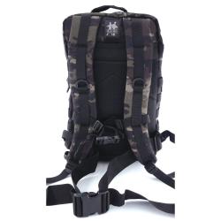Sac &agrave; dos SDSWAT 42 litres en polyester 600D enduit PVC, lot de 10 - Camo noir
