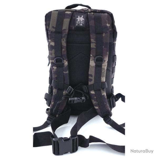 Sac � dos SDSWAT 42 litres en polyester 600D enduit PVC, lot de 10 - Camo noir