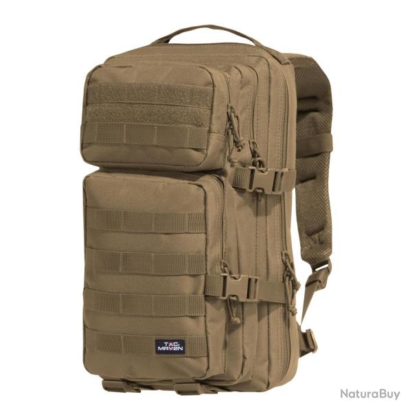 Sac � dos tactique Tac Maven Assault Small 35 L en polyester - Coyote