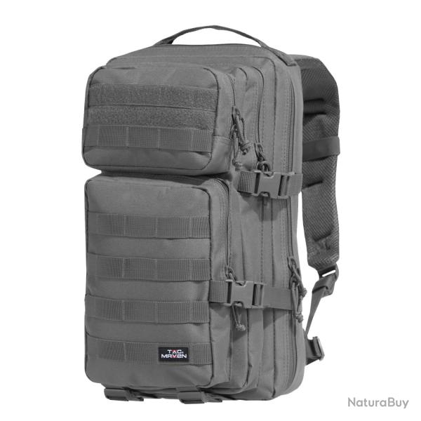 Sac � dos tactique Tac Maven Assault Small 35 L en polyester - Gris loup