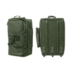 Sac cargo Opex &agrave; 3 roulettes en polyester Ripstop d&eacute;perlant - Ranger Green