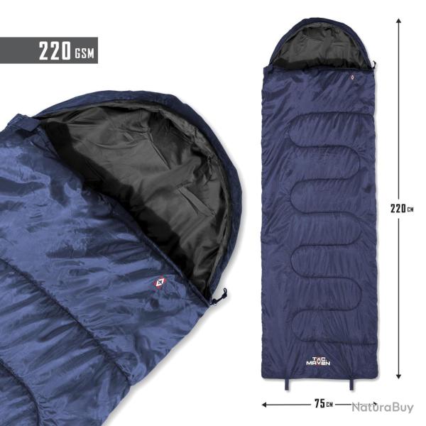 Sac de couchage Tac Maven Sentinel fibre creuse 220 g/m� - Bleu nuit