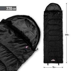 Sac de couchage Tac Maven Sentinel fibre creuse 220 g/m&sup2; - Noir