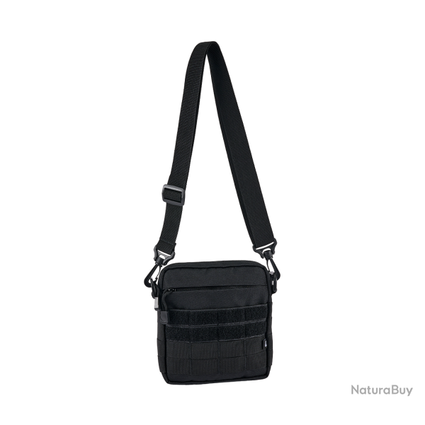 Sacoche Brandit City polyester 600D bandouli�re d�tachable - Noir