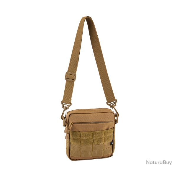 Sacoche Brandit City polyester 600D bandouli�re d�tachable - Camel
