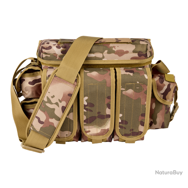 Sacoche Brandit Grab Bag 6 L polyester 600D six poches - Tactical Camo