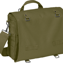 Sacoche Brandit Shoulder Large toile de coton bandouli&egrave;re - Vert olive
