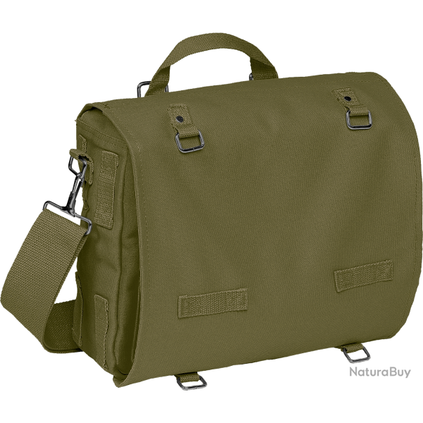 Sacoche Brandit Shoulder Large toile de coton bandouli�re - Vert olive