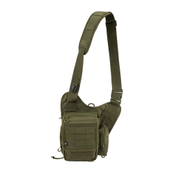 Sacoche Brandit Travel Side polyester 600D bandouli&egrave;re - Vert olive