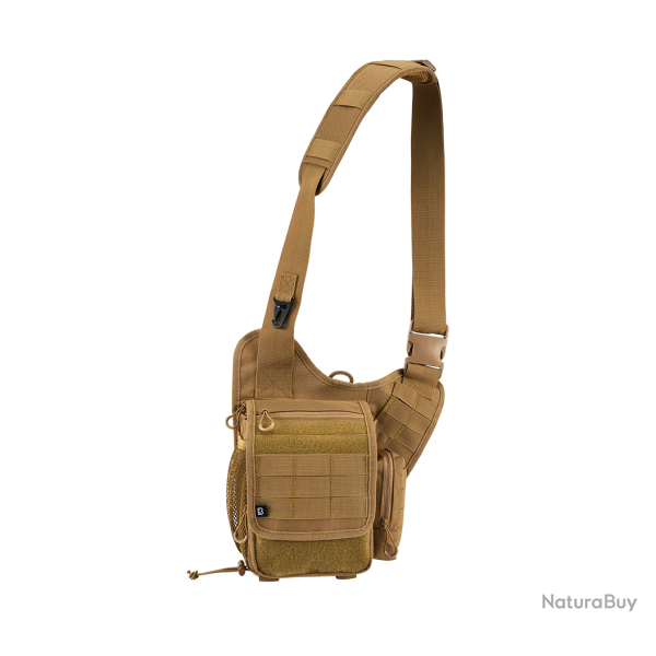 Sacoche Brandit Travel Side polyester 600D bandouli�re - Camel