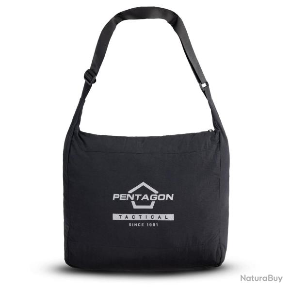 Sacoche pliable Pentagon Herald en nylon se repliant dans sa - Noir / Taille unique