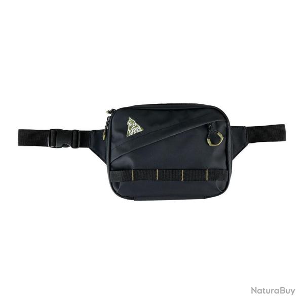 Sacoche tactique Ares Panorama 3 L � deux poches � glissi�re - Noir
